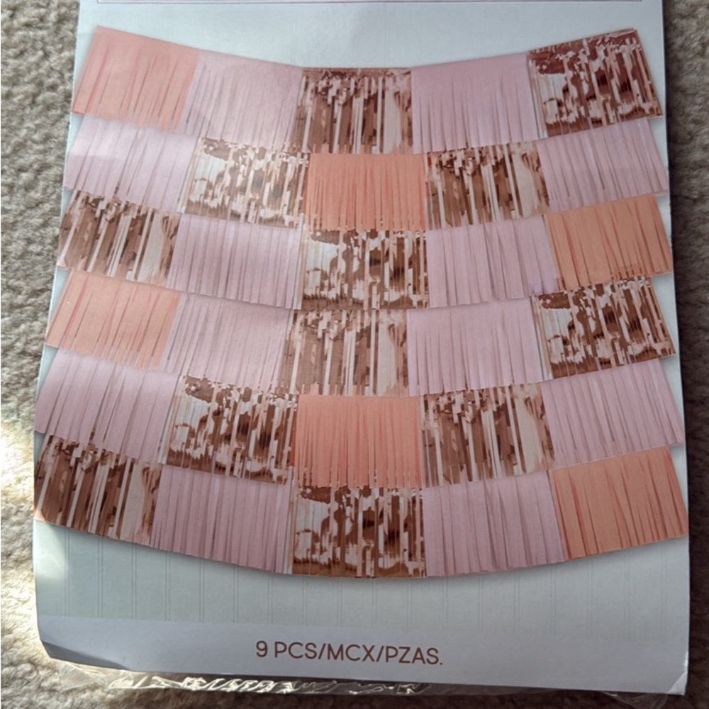 Party City Metallic Fringe Backdrop
